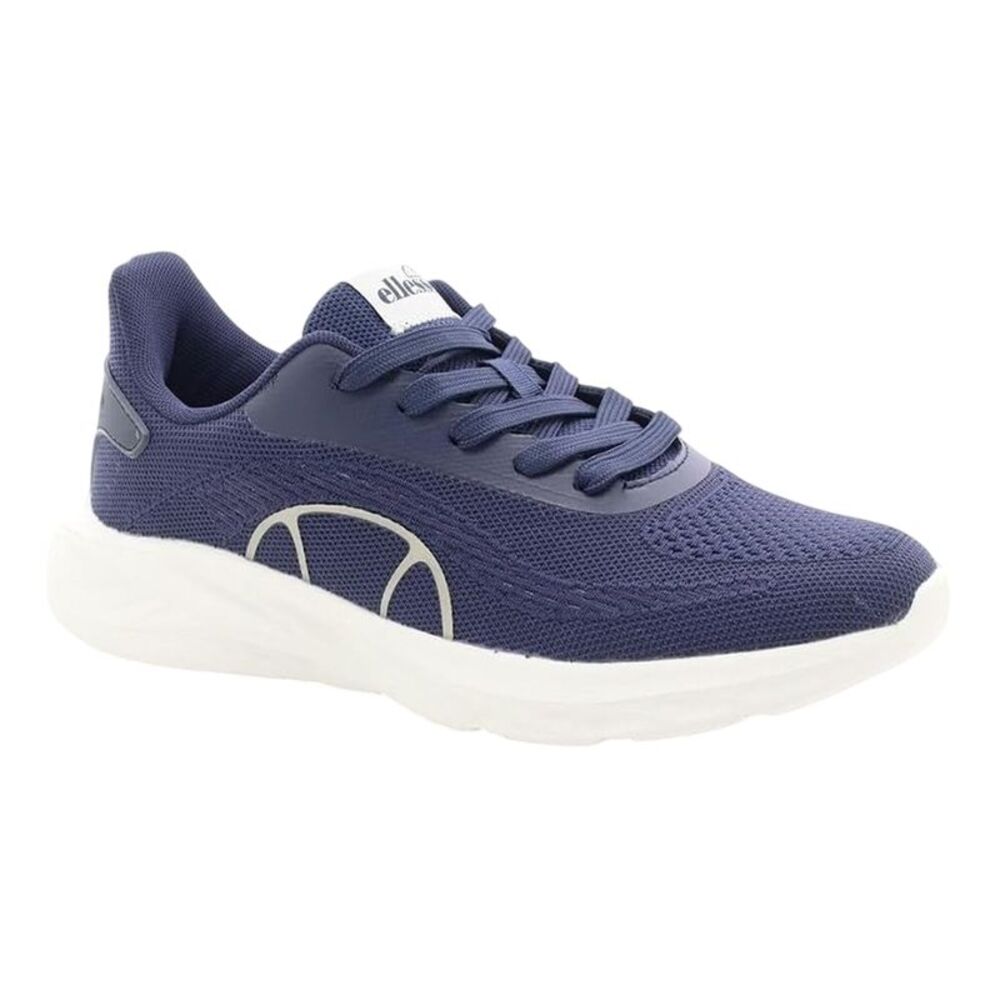 Ellesse Mens Como Leather Flat Sneakers / Navy